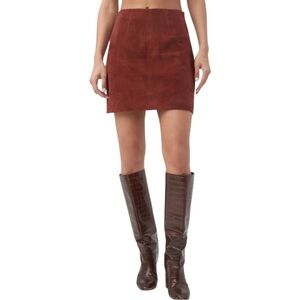 NWT Trina Turk Goat Suede Rico 2 Skirt - Size 12